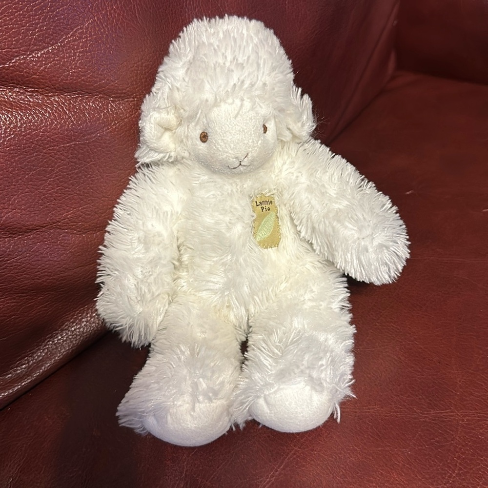 Child to Cherish Lammie Pie Rattle Stuffed Animal